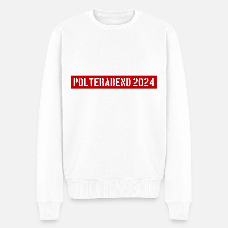 Polterabend 2024 - Männer Premium Bio Pullover - Weiß