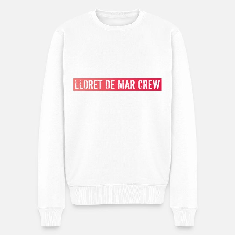 Lloret De Mar Crew - Pull Premium bio Homme - blanc