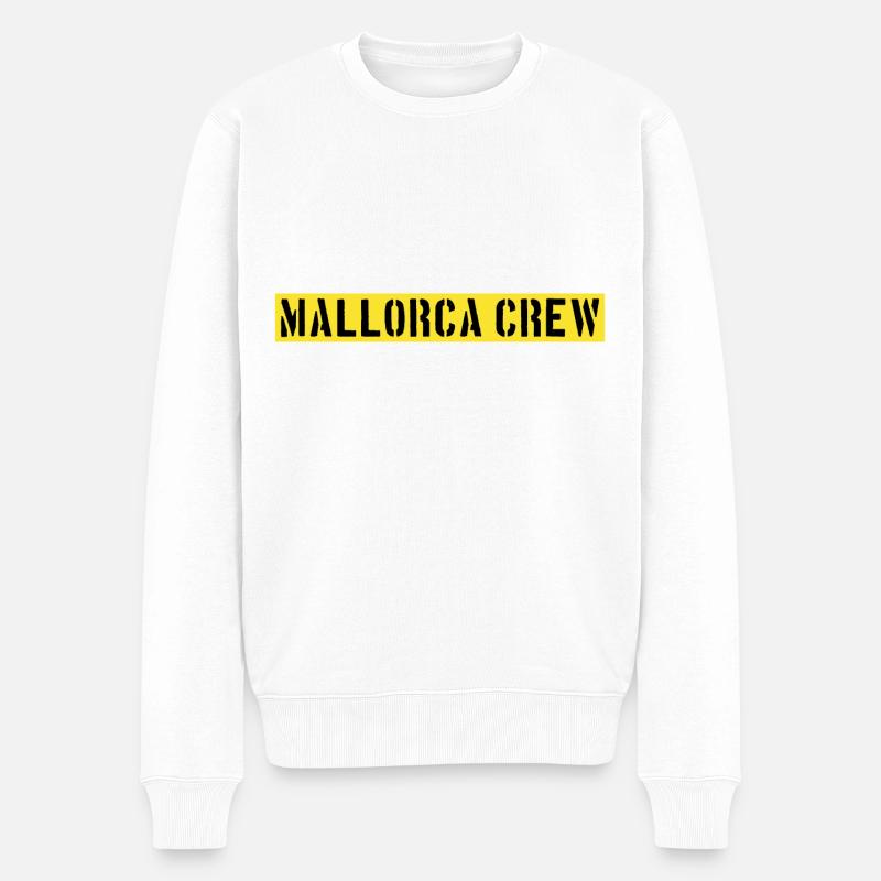 Majorque Équipage - Pull Premium bio Homme - blanc