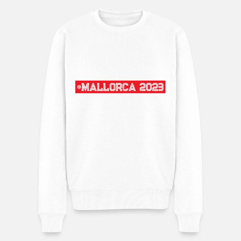 Majorque 2023 - Pull Premium bio Homme - blanc