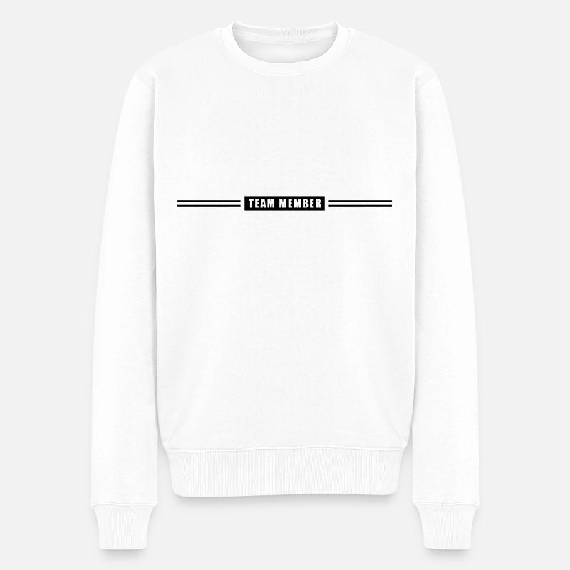 Membres de l’équipe - Pull Premium bio Homme - blanc