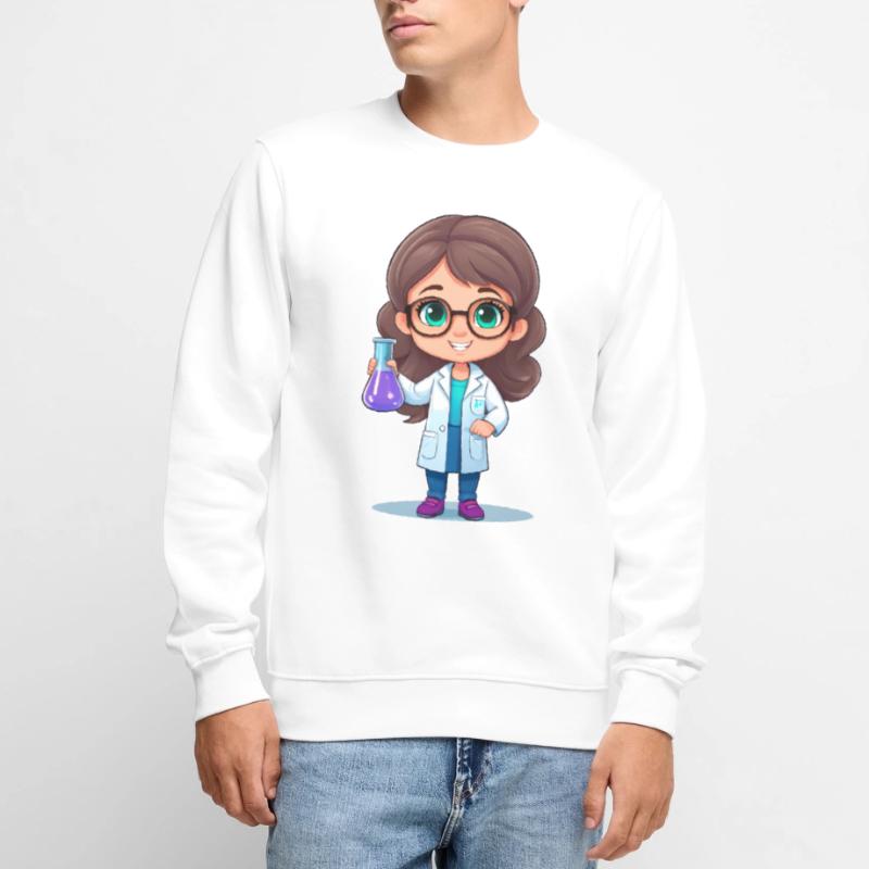 Chemikerin oder Laborantin oder Wissenschaftlerin Männer Premium Bio Pullover