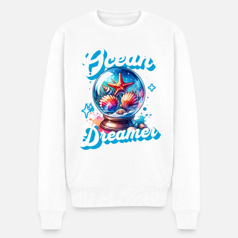 Ocean Dreamer Aquarium - Pull Premium bio Homme - blanc