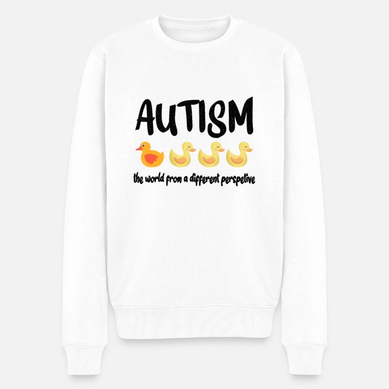 Autism awareness: different perspective - Pull Premium bio Homme - blanc