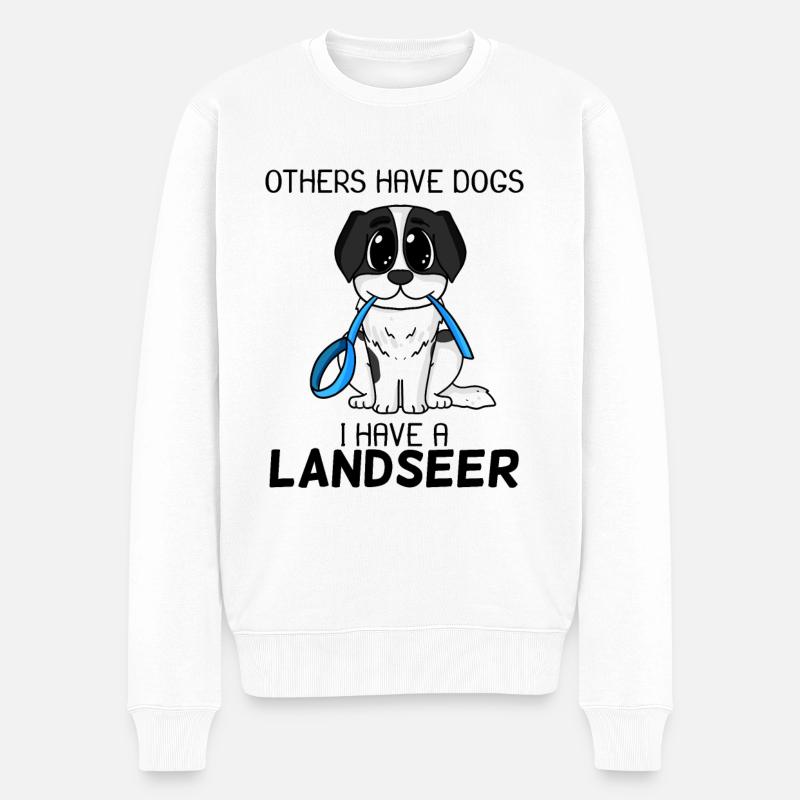 Landseer - Pull Premium bio Homme - blanc