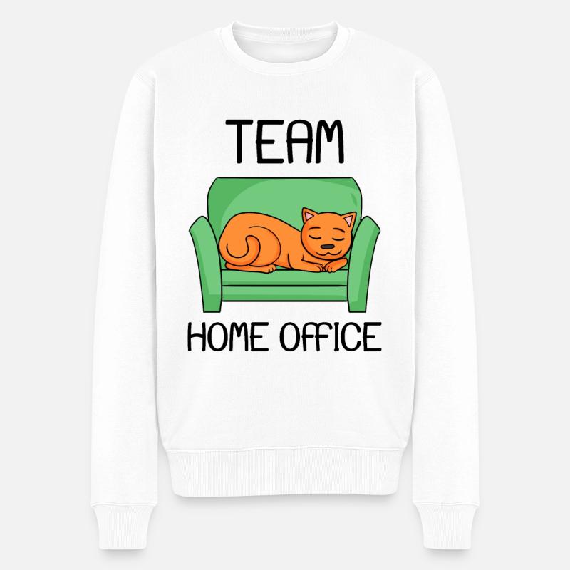Bureau à domicile - Pull Premium bio Homme - blanc