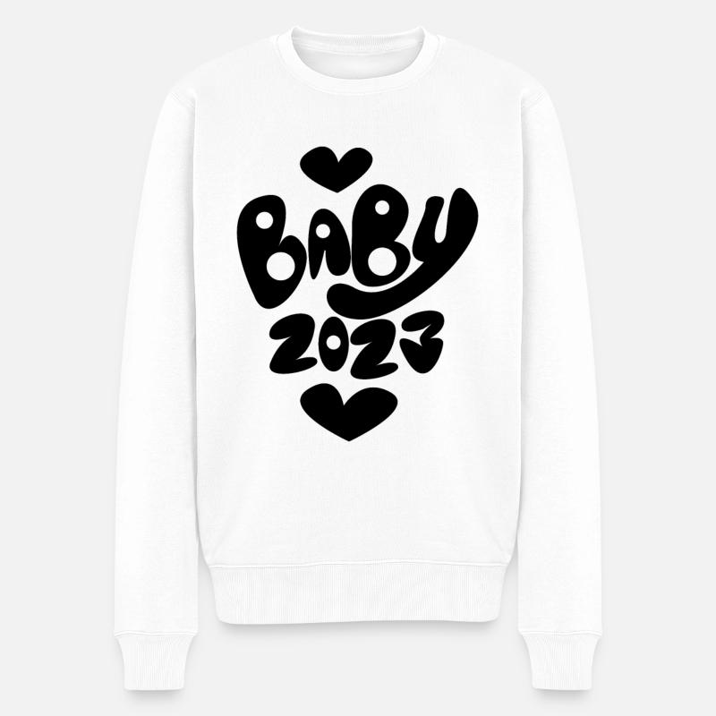 Bébé 2023 - Pull Premium bio Homme - blanc