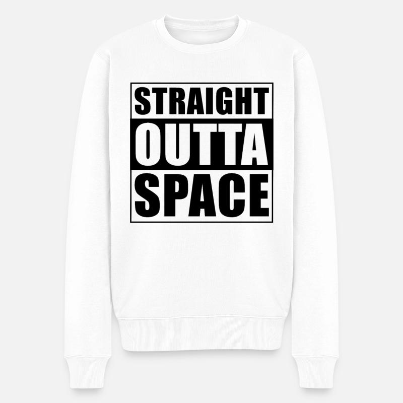 Espace droit outta - Pull Premium bio Homme - blanc