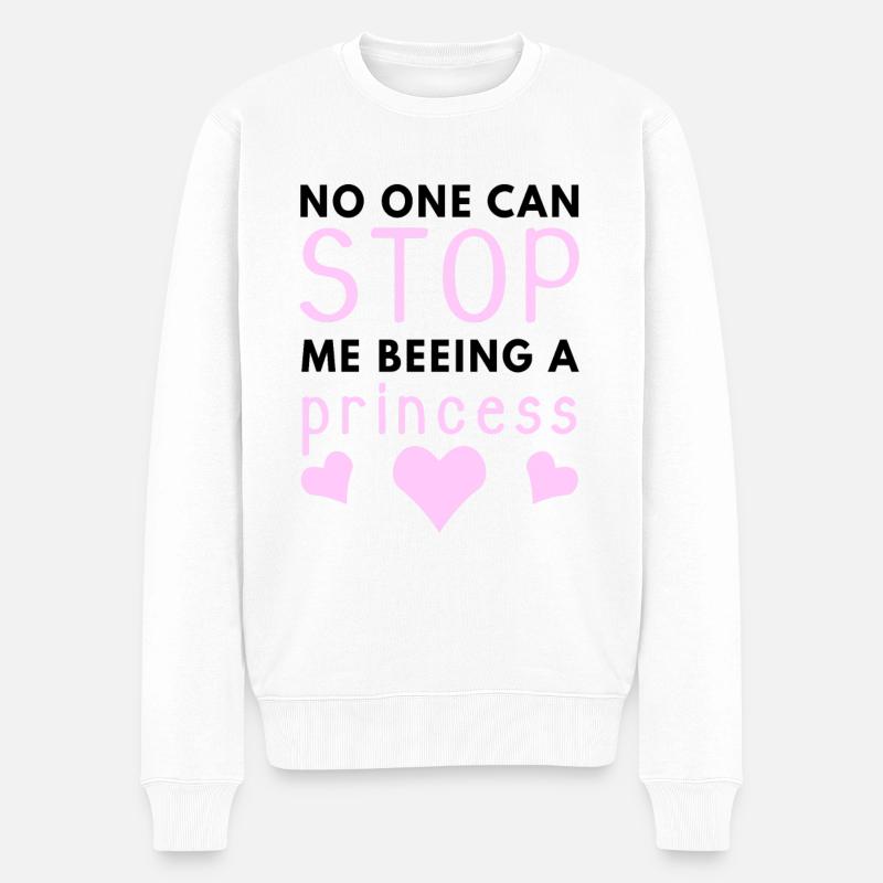 Princesse - Pull Premium bio Homme - blanc