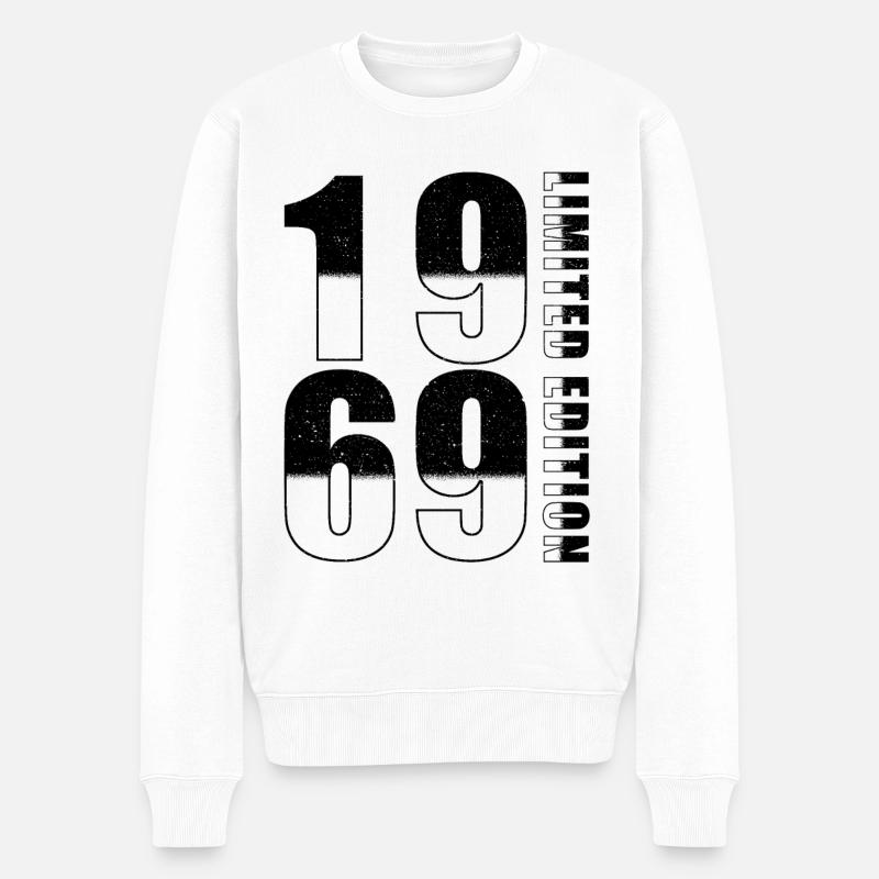 1969 Édition limitée Anniversaire - Pull Premium bio Homme - blanc