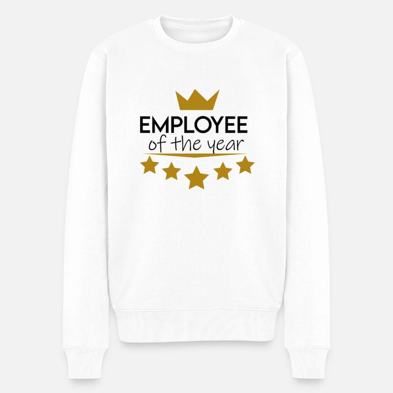 Employé de l’année - Pull Premium bio Homme - blanc