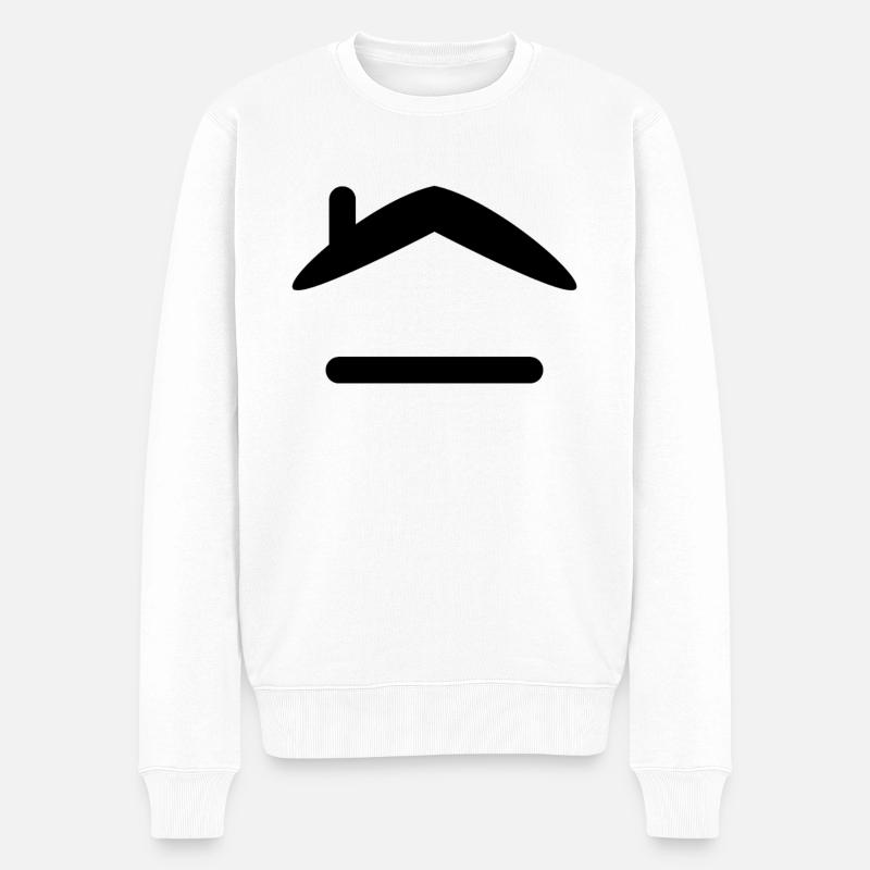 Maison - Pull Premium bio Homme - blanc