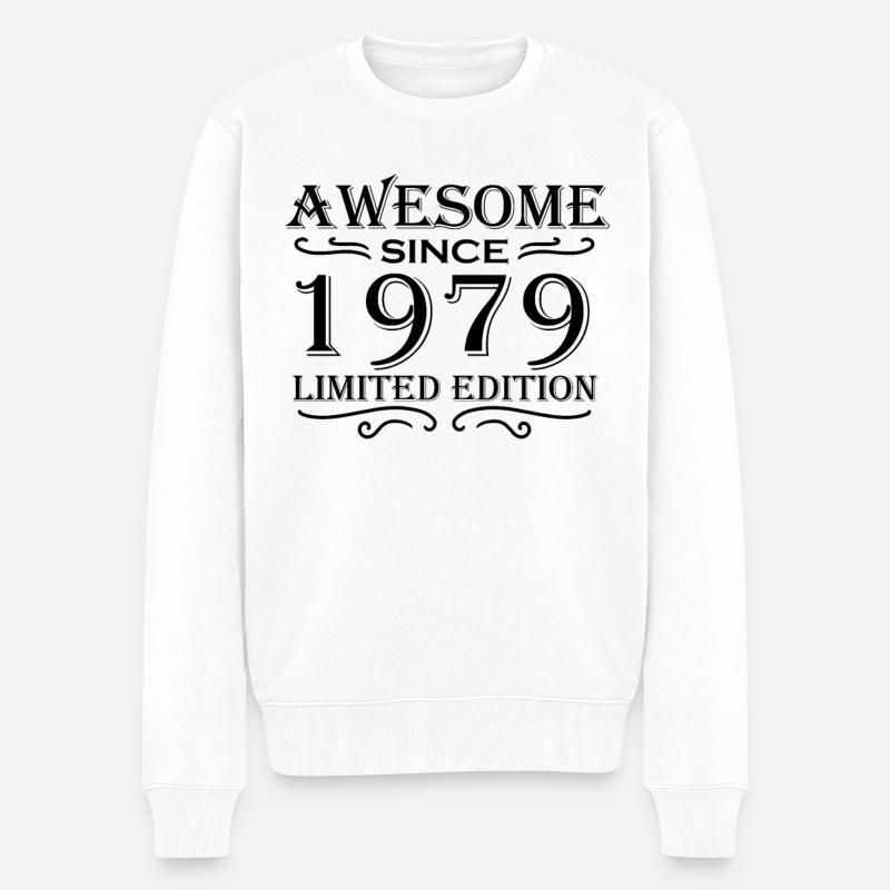 1979 - Né en 1979 - Pull Premium bio Homme - blanc