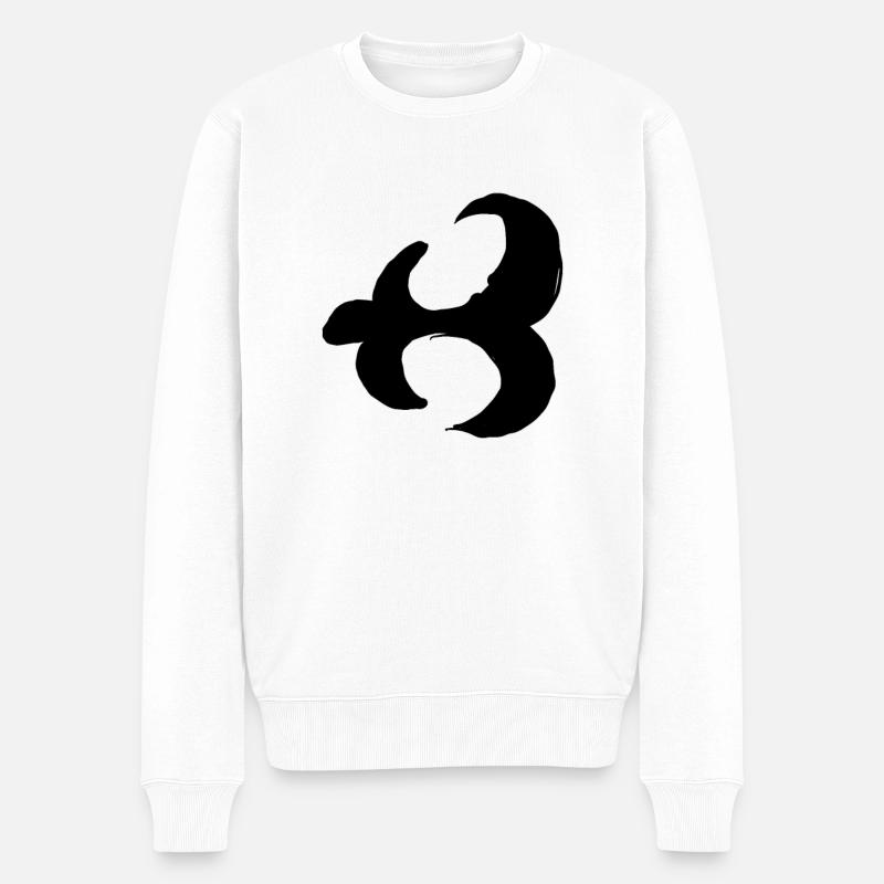 Egypte Ancien Symbole Soin - Pull Premium bio Homme - blanc
