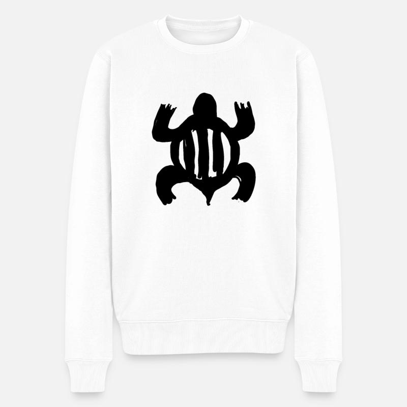 Egypte Symbole ancien Adaptabilité - Pull Premium bio Homme - blanc