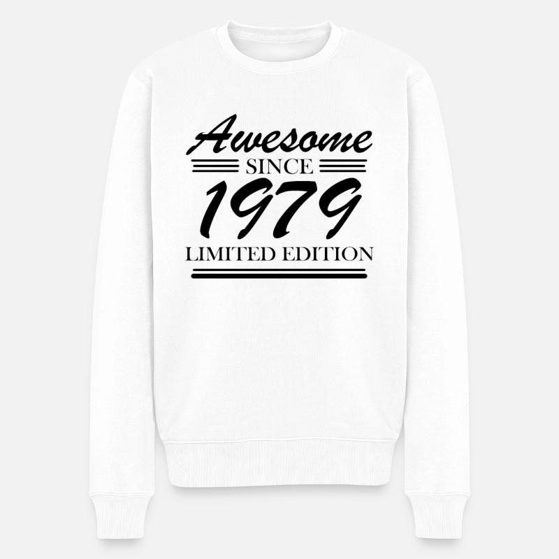 1979 - Né en 1979 - Pull Premium bio Homme - blanc