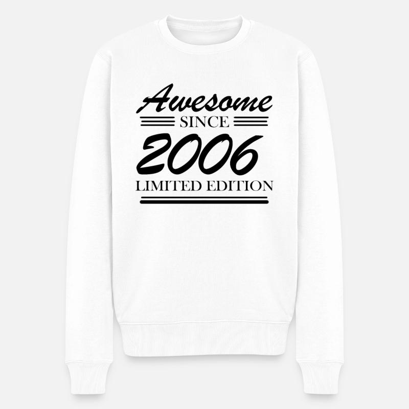 2006 - Année de construction 2006 - Pull Premium bio Homme - blanc
