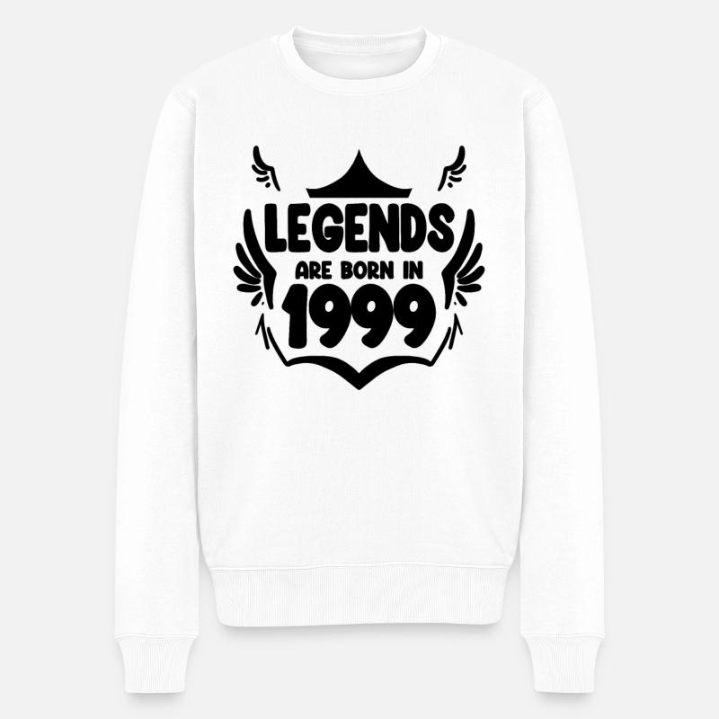 1999 - Pull Premium bio Homme - blanc