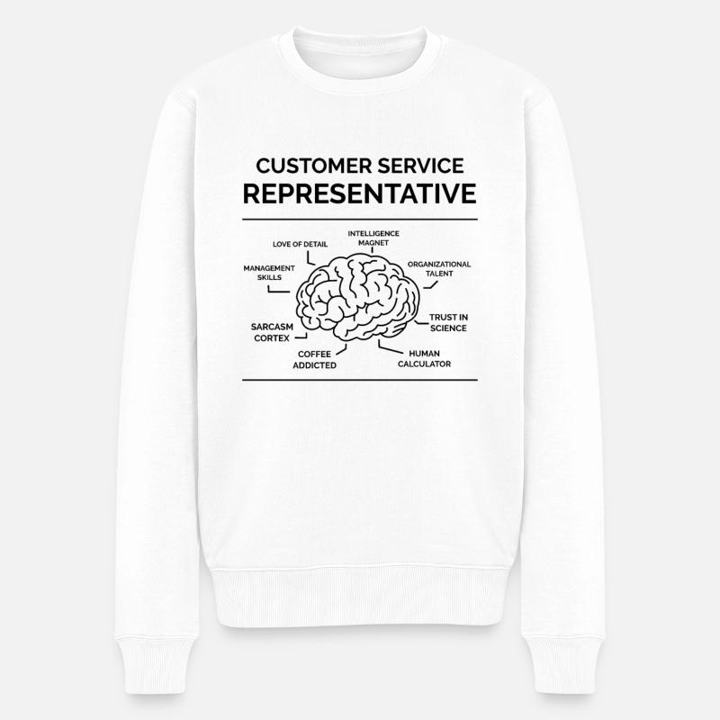 Représentant - Pull Premium bio Homme - blanc