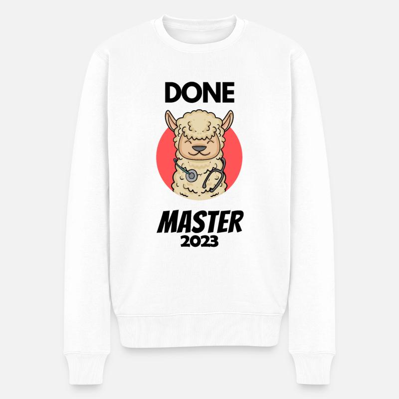 Master 2023 - Pull Premium bio Homme - blanc