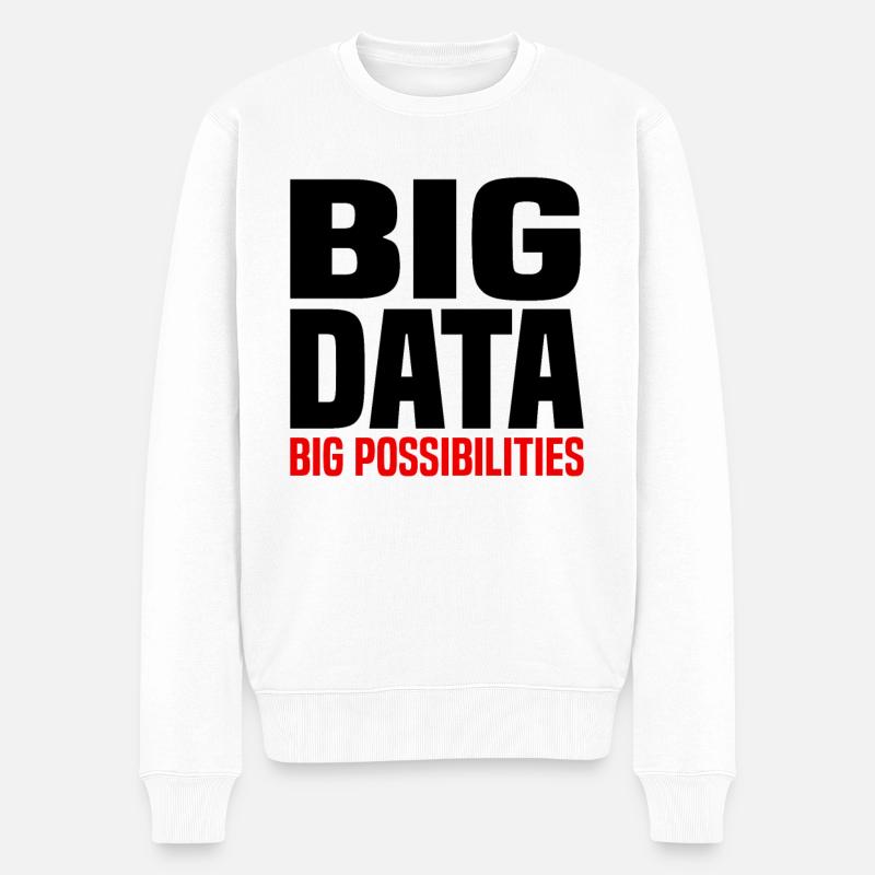 Internet Of Things IOT Programmierer Admin IT - Männer Premium Bio Pullover - Weiß