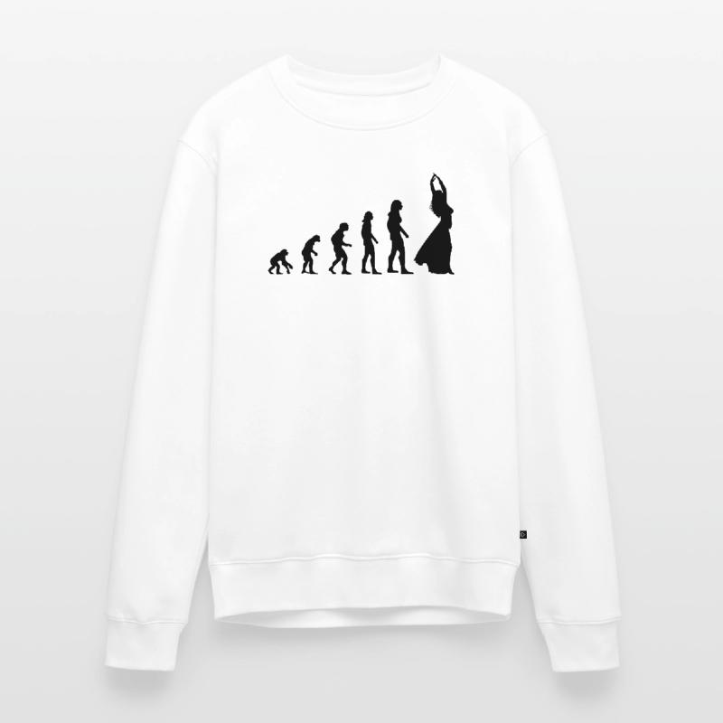 Belly Dance Evolution from Monkey to Dancer Men's Premium Organic Jumper
