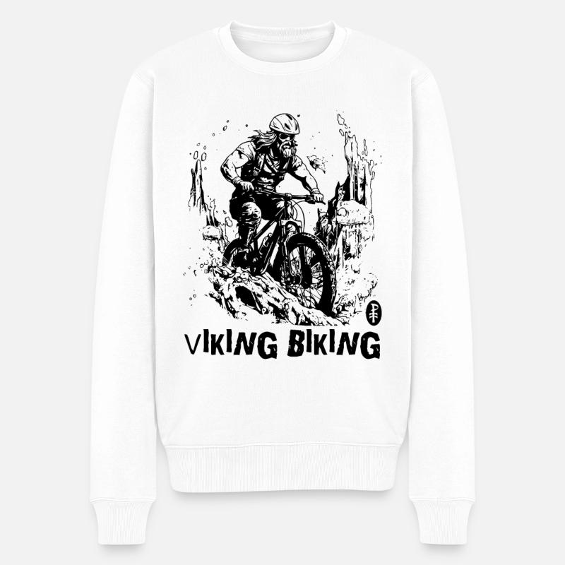 VTT Vikings - Pull Premium bio Homme - blanc