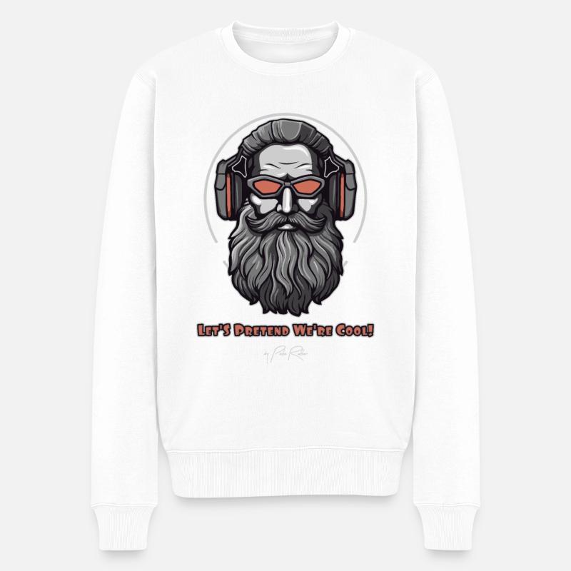 Faisons comme si nous étions cool - Pull Premium bio Homme - blanc