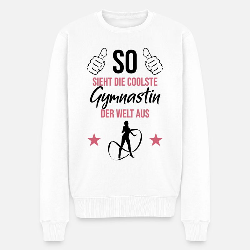 Gymnast Elite - Le plus cool - Pull Premium bio Homme - blanc