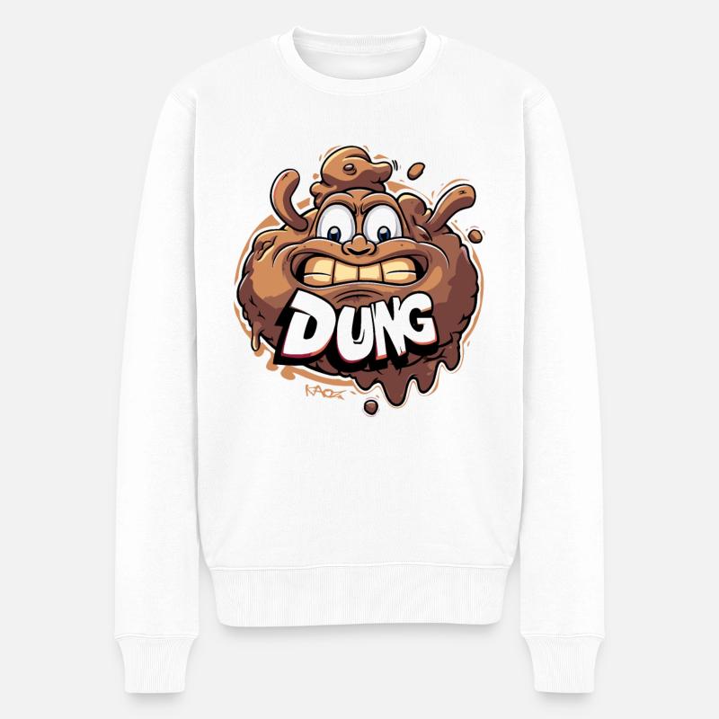 La merde - Pull Premium bio Homme - blanc