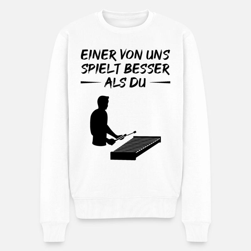 Xylophone Champion Challenger cadeau - Pull Premium bio Homme - blanc