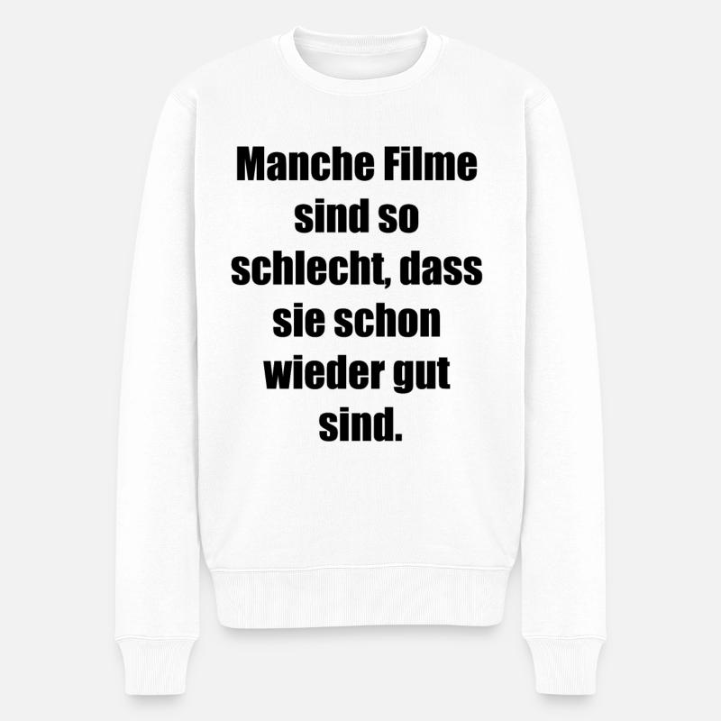 Tellement mauvais que c’est bon - Pull Premium bio Homme - blanc