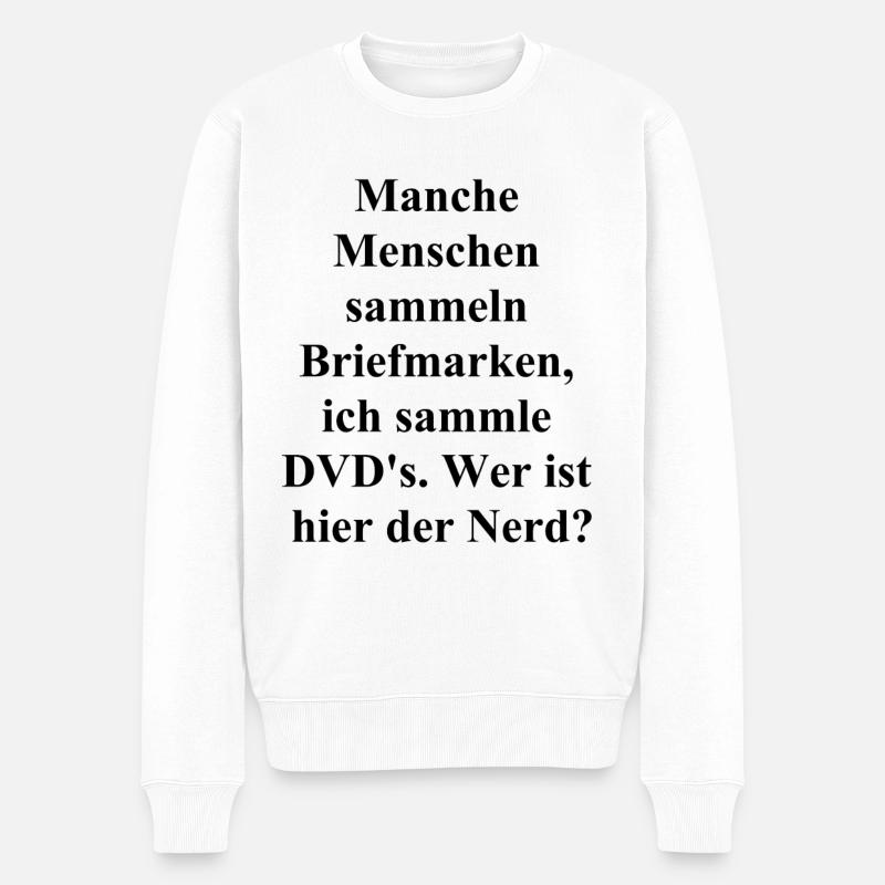 Collectionneur de films - Pull Premium bio Homme - blanc