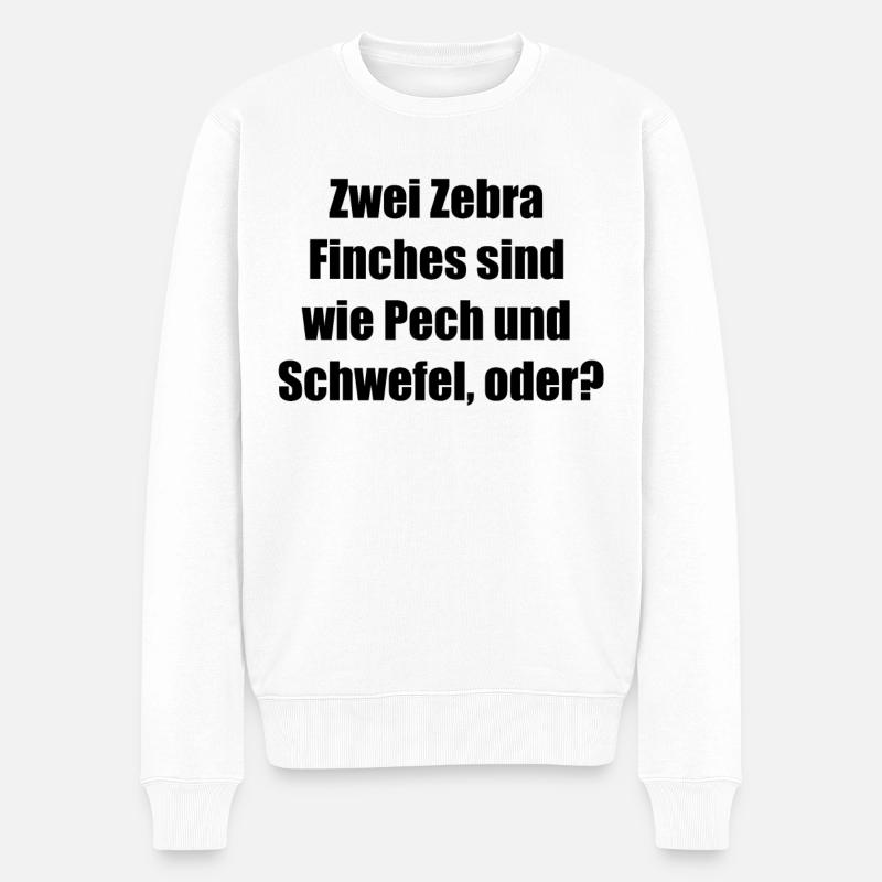 Cadeau Tiny Duo - Pull Premium bio Homme - blanc