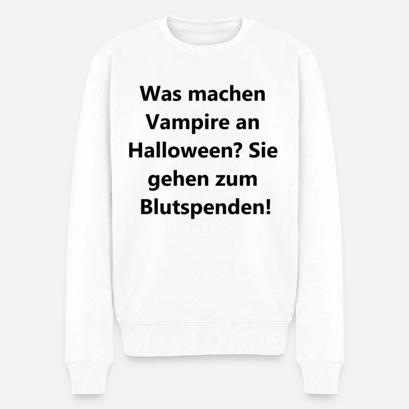 Coffret cadeau sanglant - Pull Premium bio Homme - blanc