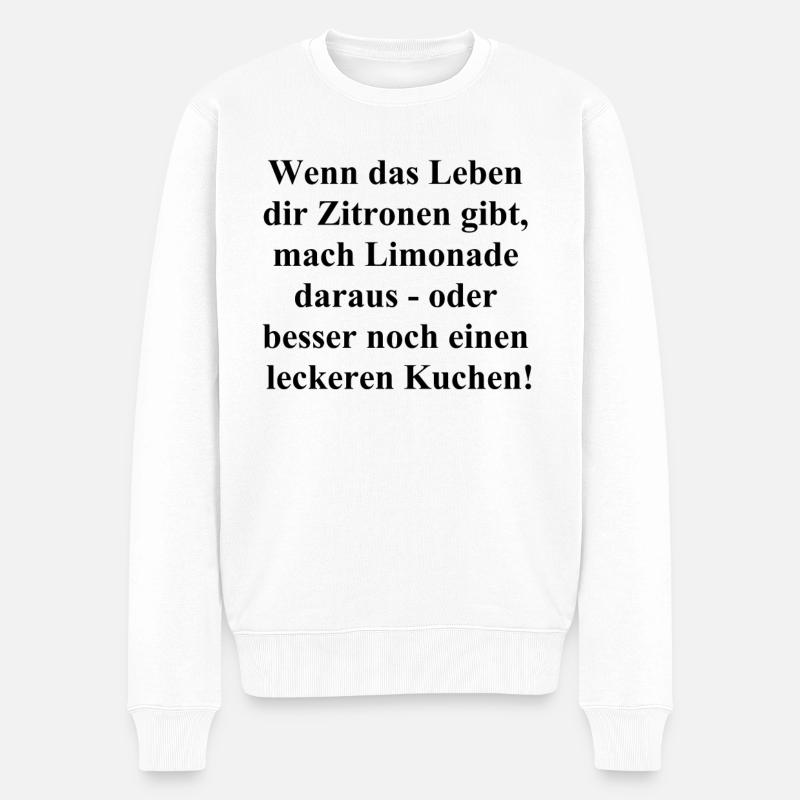 Backmeister-Geschenkbox - Männer Premium Bio Pullover - Weiß