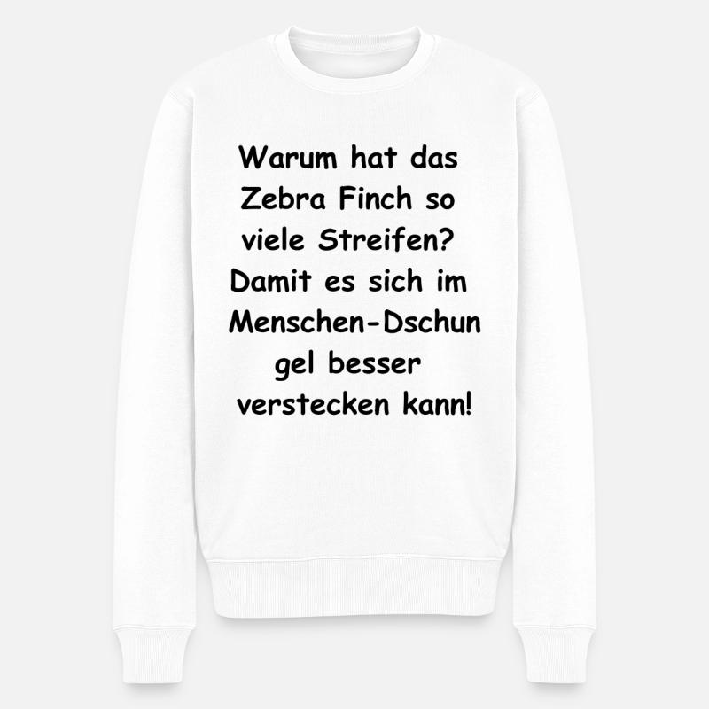 Cadeau de cache-cache - Pull Premium bio Homme - blanc