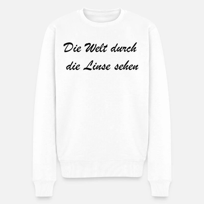 Cadeau d’album photo - Pull Premium bio Homme - blanc