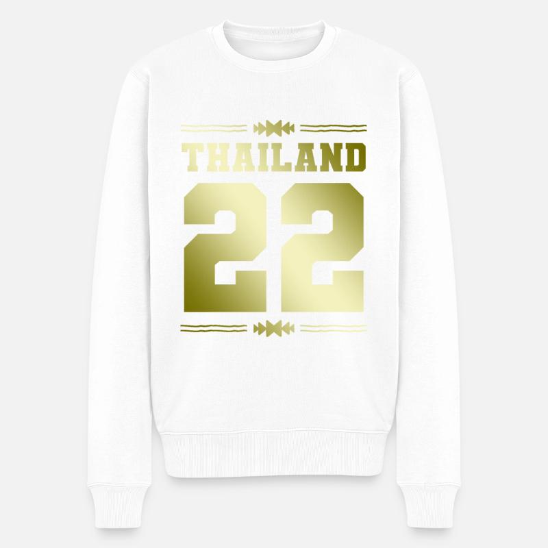 Thaïlande 22 - Pull Premium bio Homme - blanc