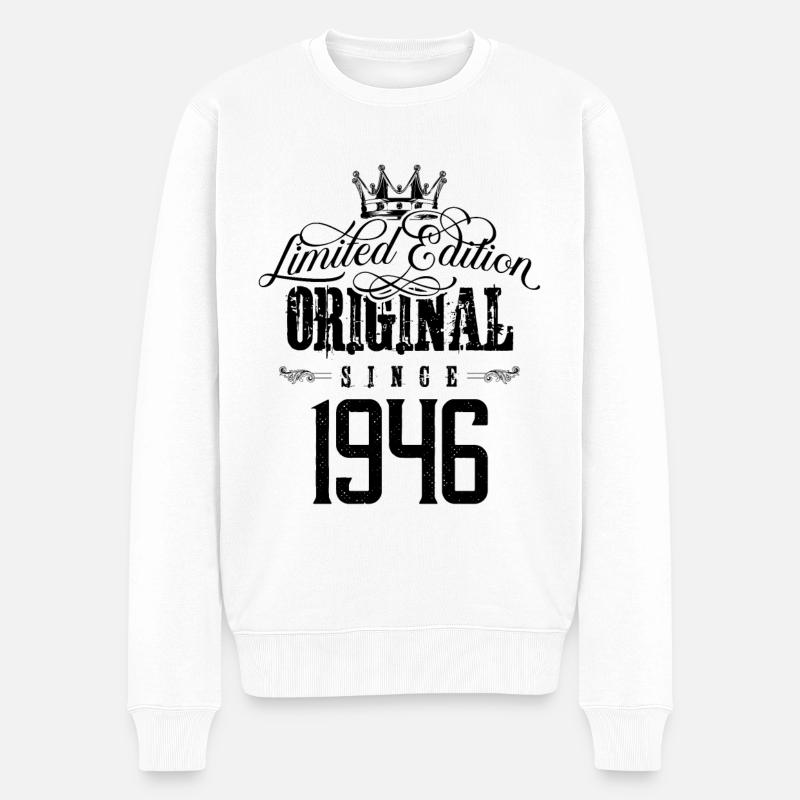 Édition limitée 1946 - Pull Premium bio Homme - blanc