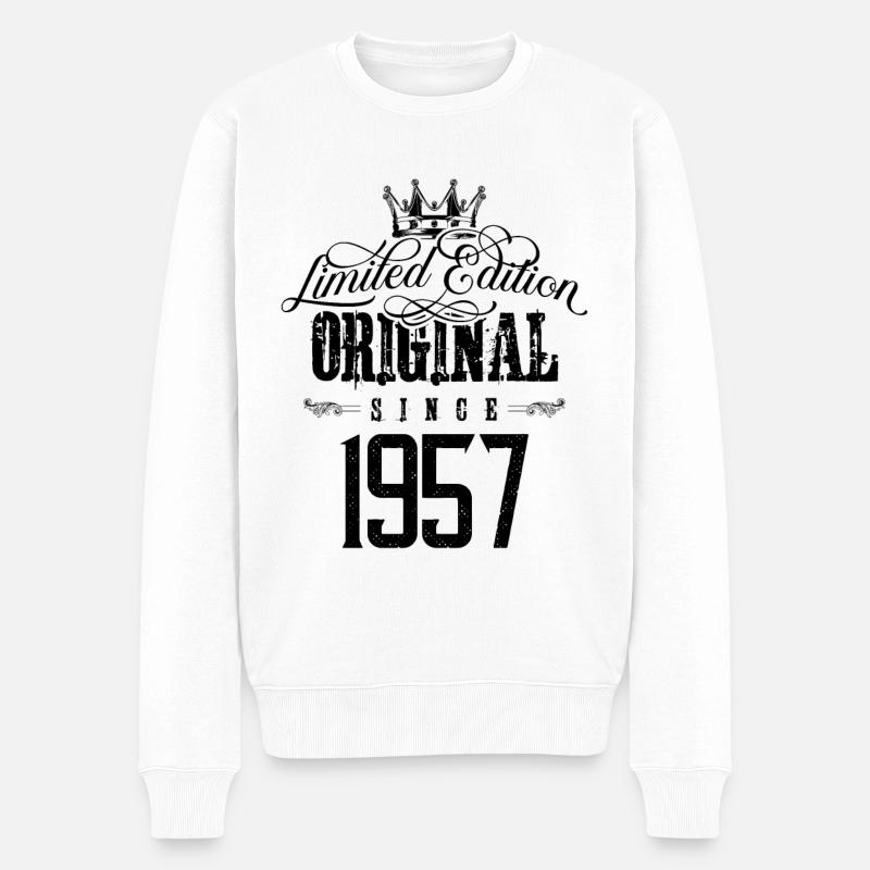 Édition limitée 1957 - Pull Premium bio Homme - blanc