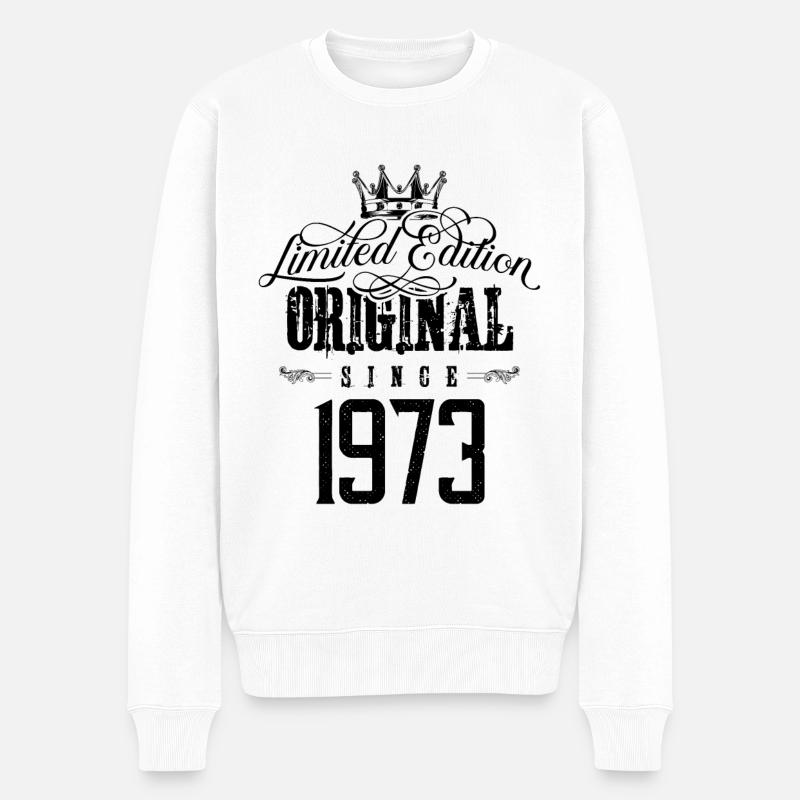 Édition limitée 1973 - Pull Premium bio Homme - blanc