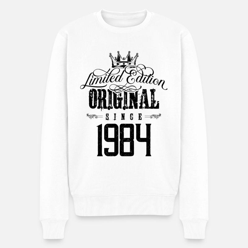 Édition limitée 1984 - Pull Premium bio Homme - blanc