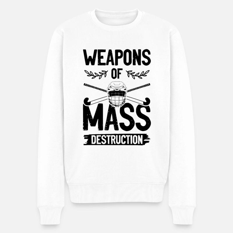 Arme de hockey sur gazon - Pull Premium bio Homme - blanc