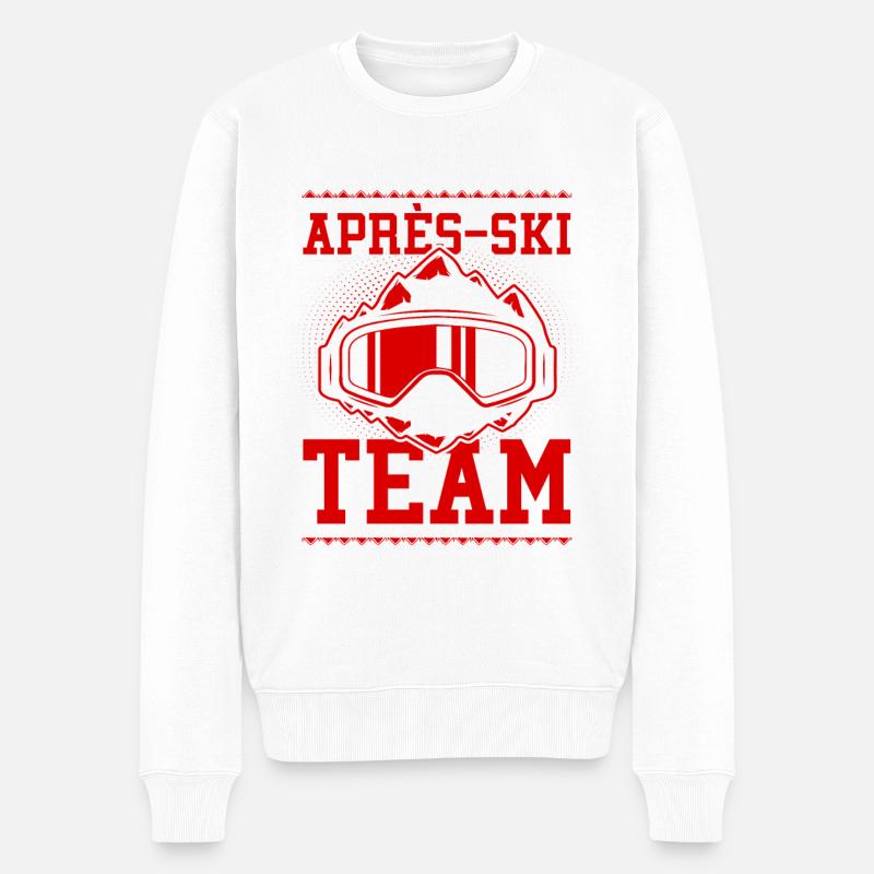 Équipe après-ski - Pull Premium bio Homme - blanc