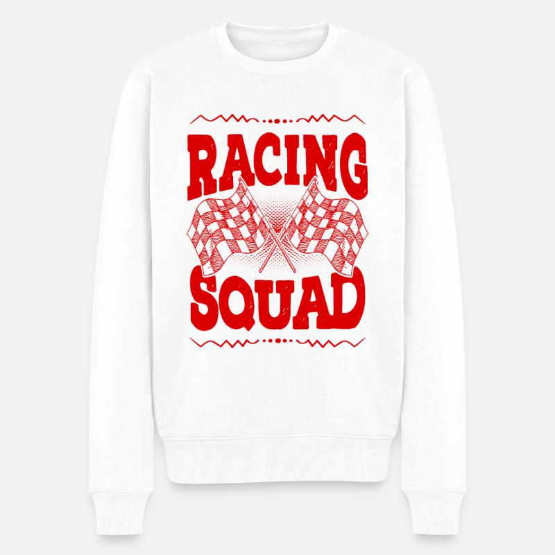 Équipe de course - Pull Premium bio Homme - blanc