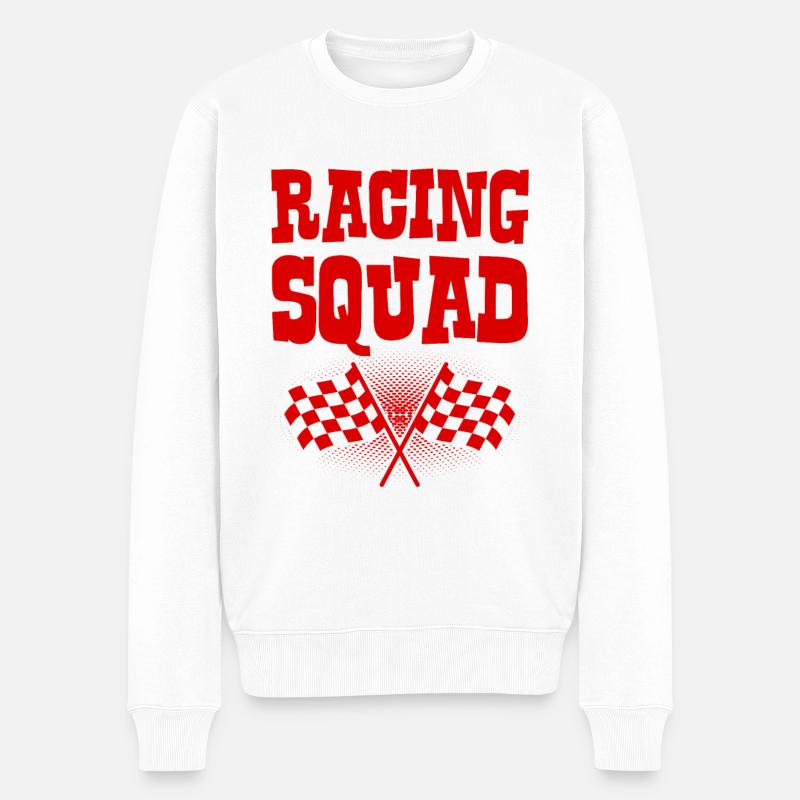 Équipe de course - Pull Premium bio Homme - blanc