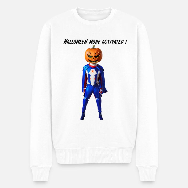 Mode Halloween activé ! - Pull Premium bio Homme - blanc