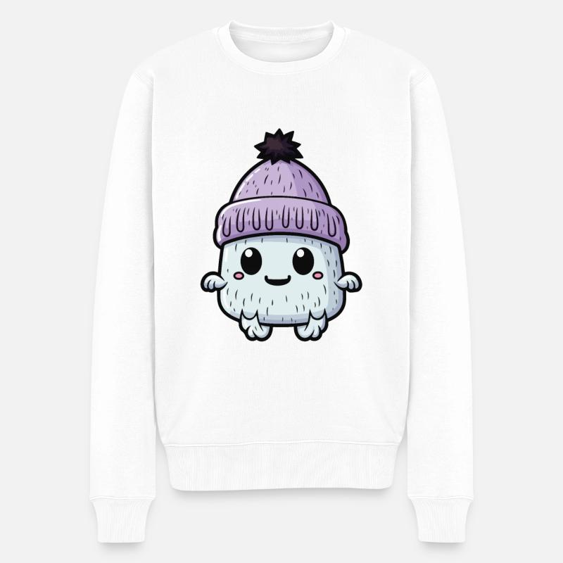 Créature d’hiver froide esquimaude - Pull Premium bio Homme - blanc