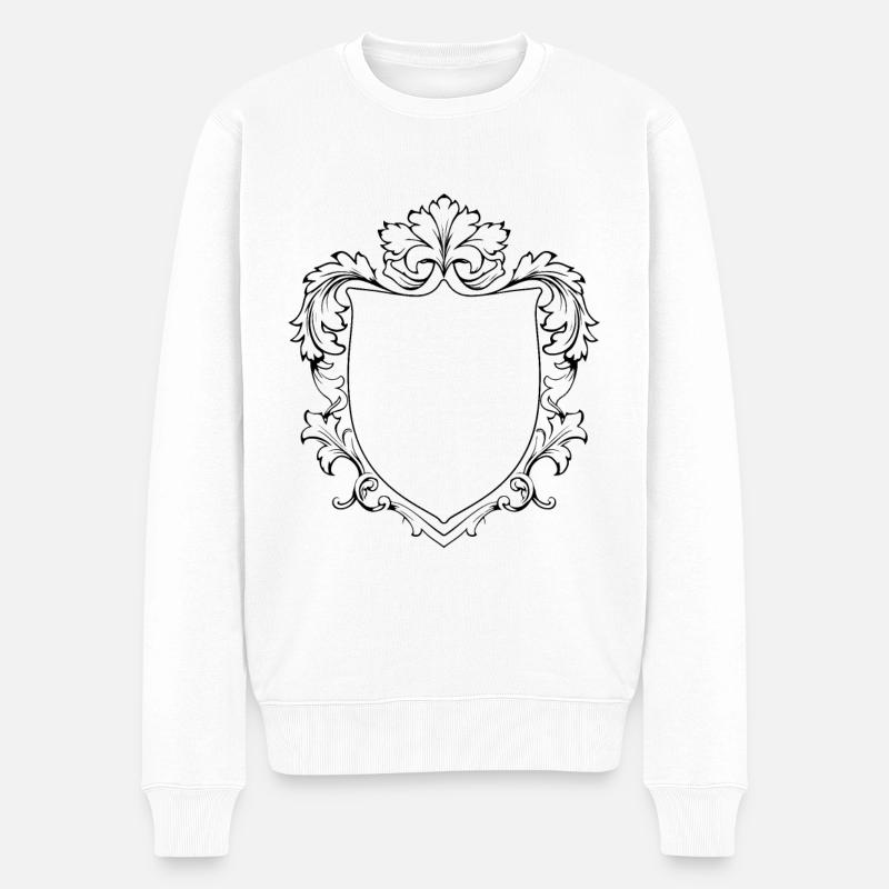 Wappen Symbol - Männer Premium Bio Pullover - Weiß